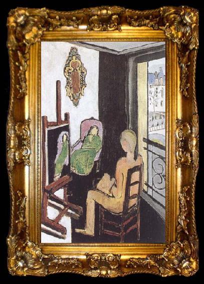framed  Henri Matisse The Painter and his Model (mk35), ta009-2